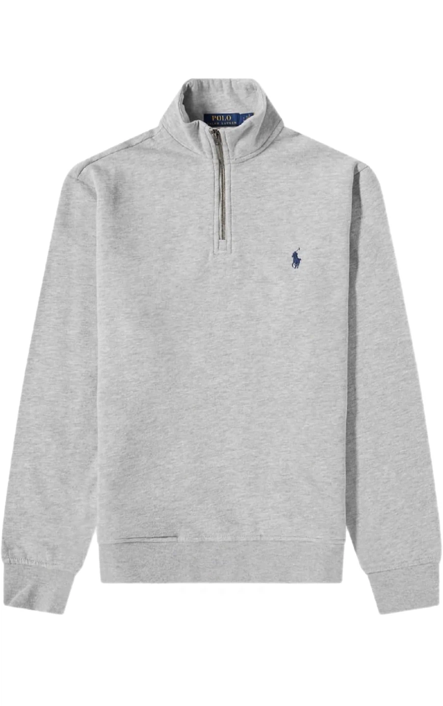 Polo Ralph Lauren Quarter Zip Sweatshirt - Grey - Size L - photo 2