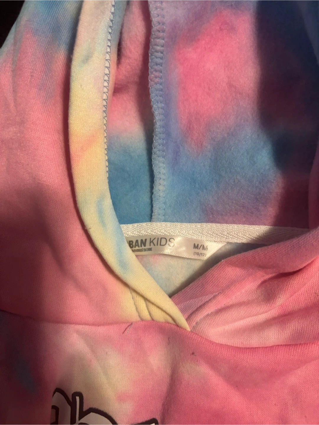 Urban Kids Tie-Dye "Heartbreaker" Hoodie - Size M/M (10/12) - photo 2