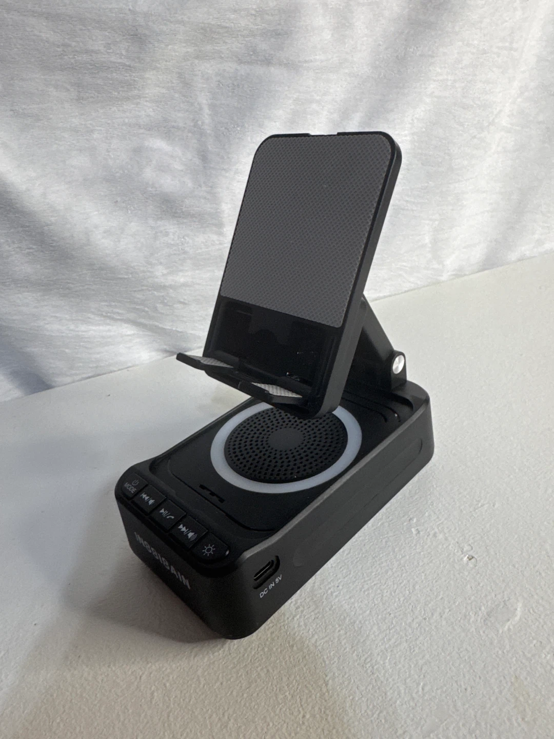 INSSISAIN F35 Cell Phone Stand with Wireless Induction Speaker - photo 3