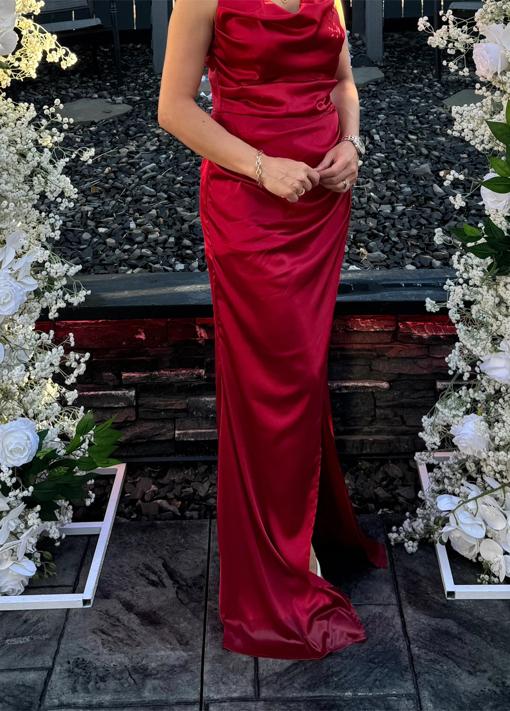 Red dress
