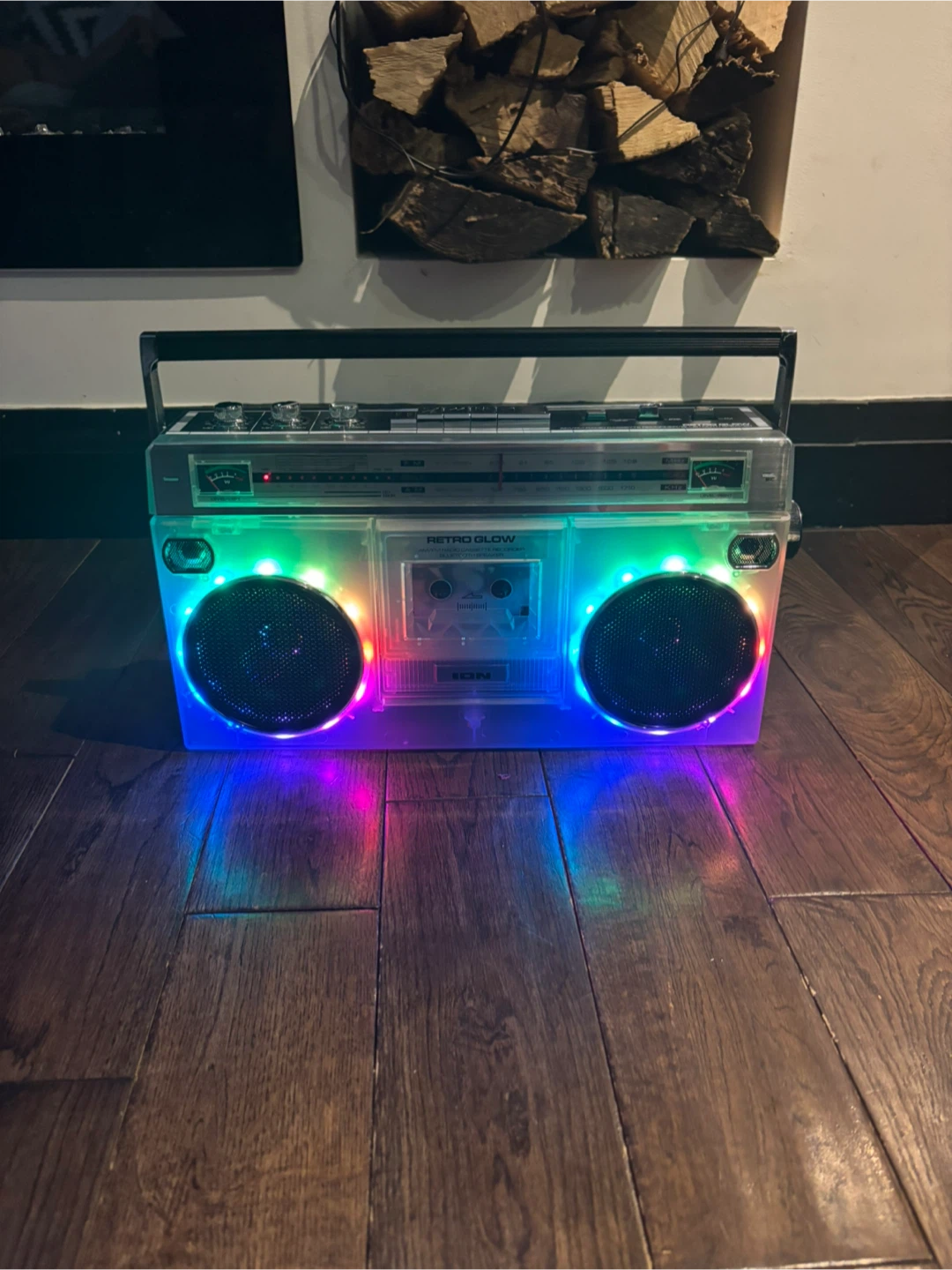 ION Retro Glow Bluetooth Boombox – Brand New in Box