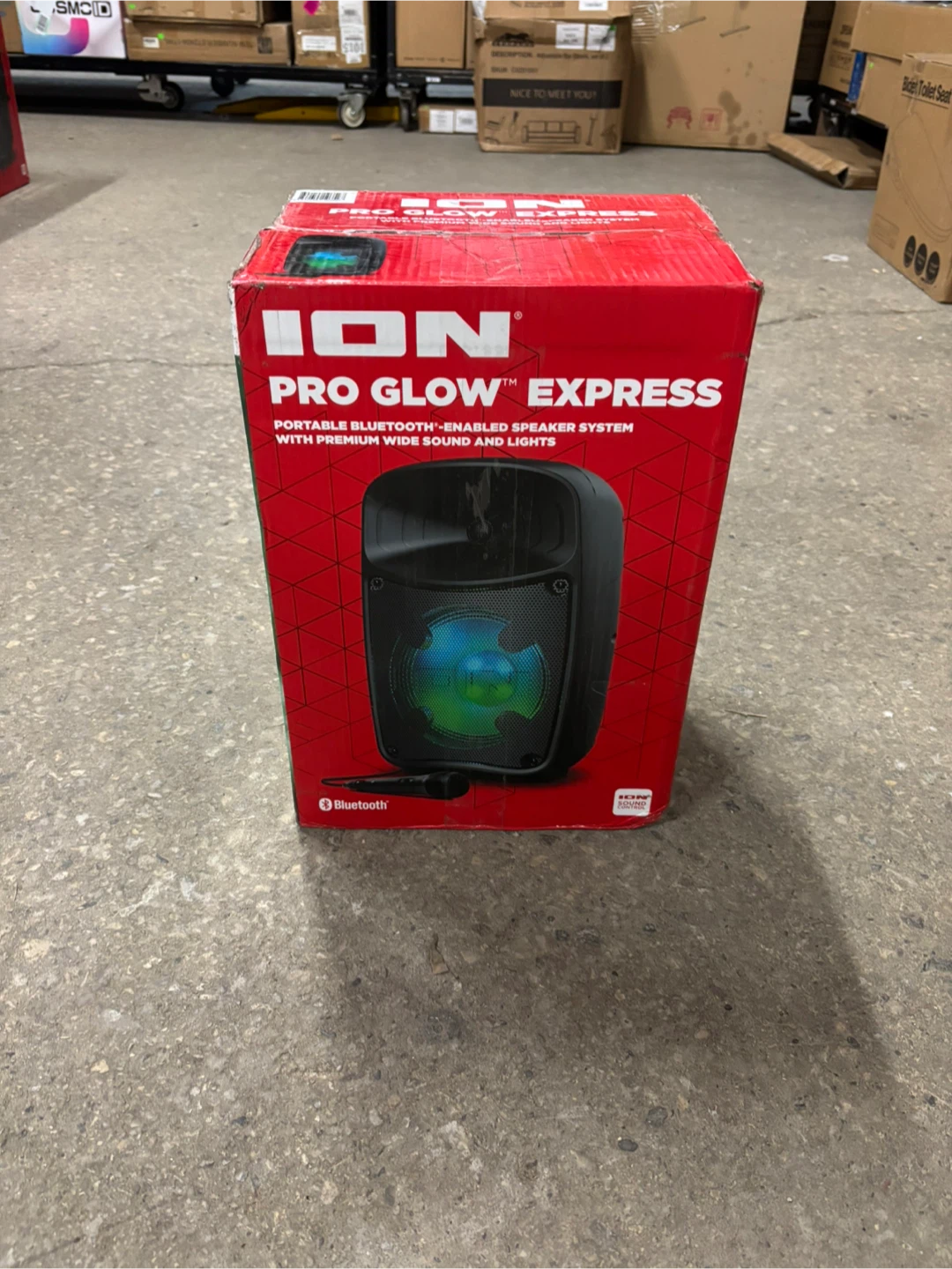 ION Pro Glow Express Bluetooth Speaker – With Mic - photo 2