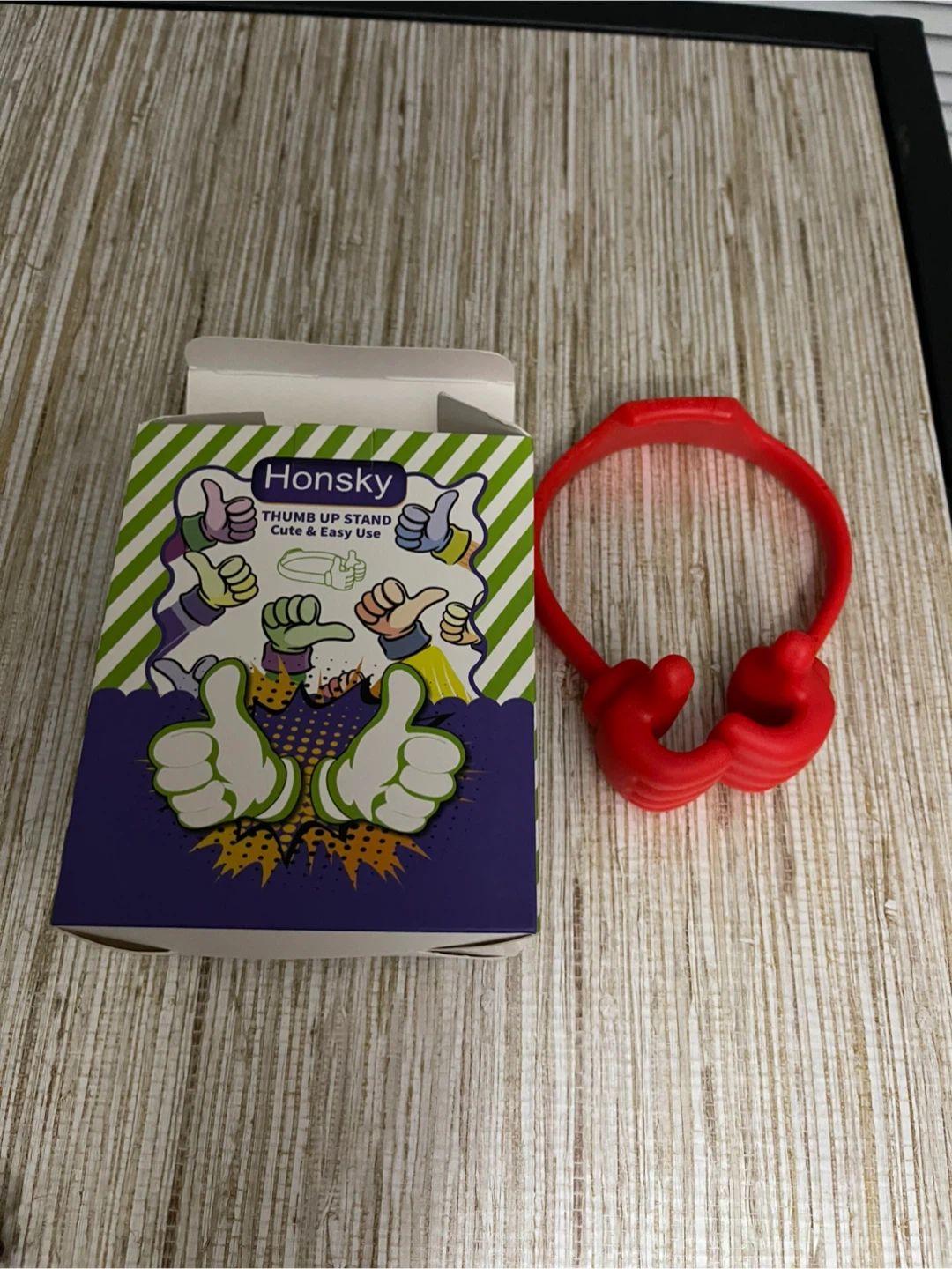 "🏆" Honsky Thumb Up Phone Stand - Red - photo 2