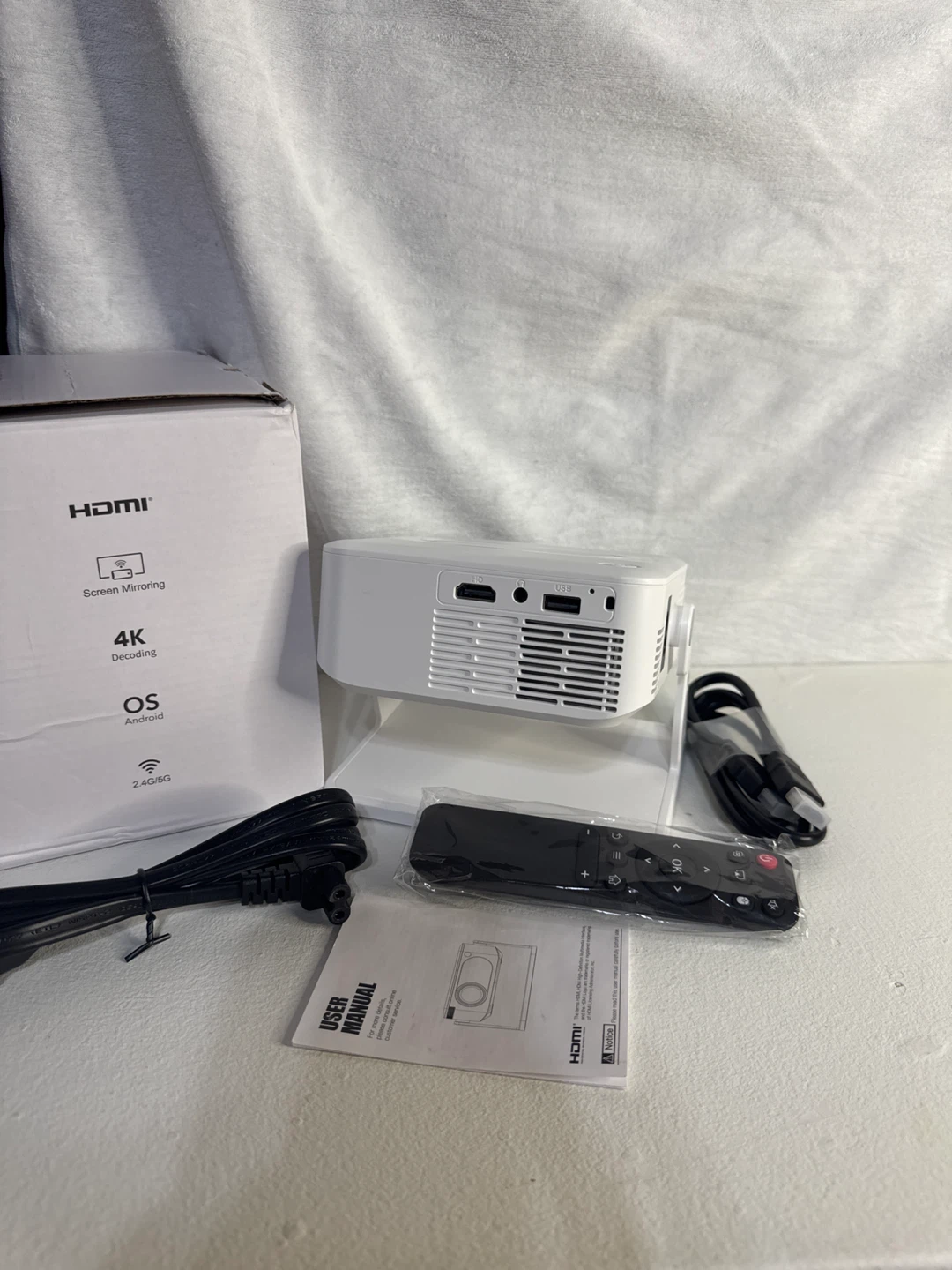 Mini Portable Projector with Remote and HDMI Cable - photo 4