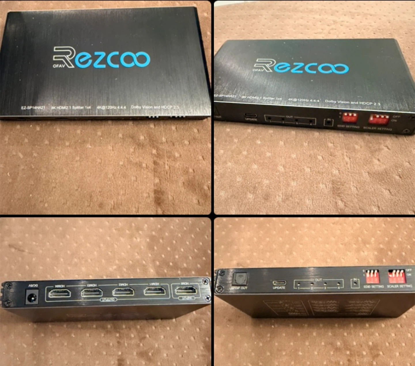 Rezcoo OFAV EZ-SP14HA21 8K HDMI 2.1 1x4 Splitter - photo 5