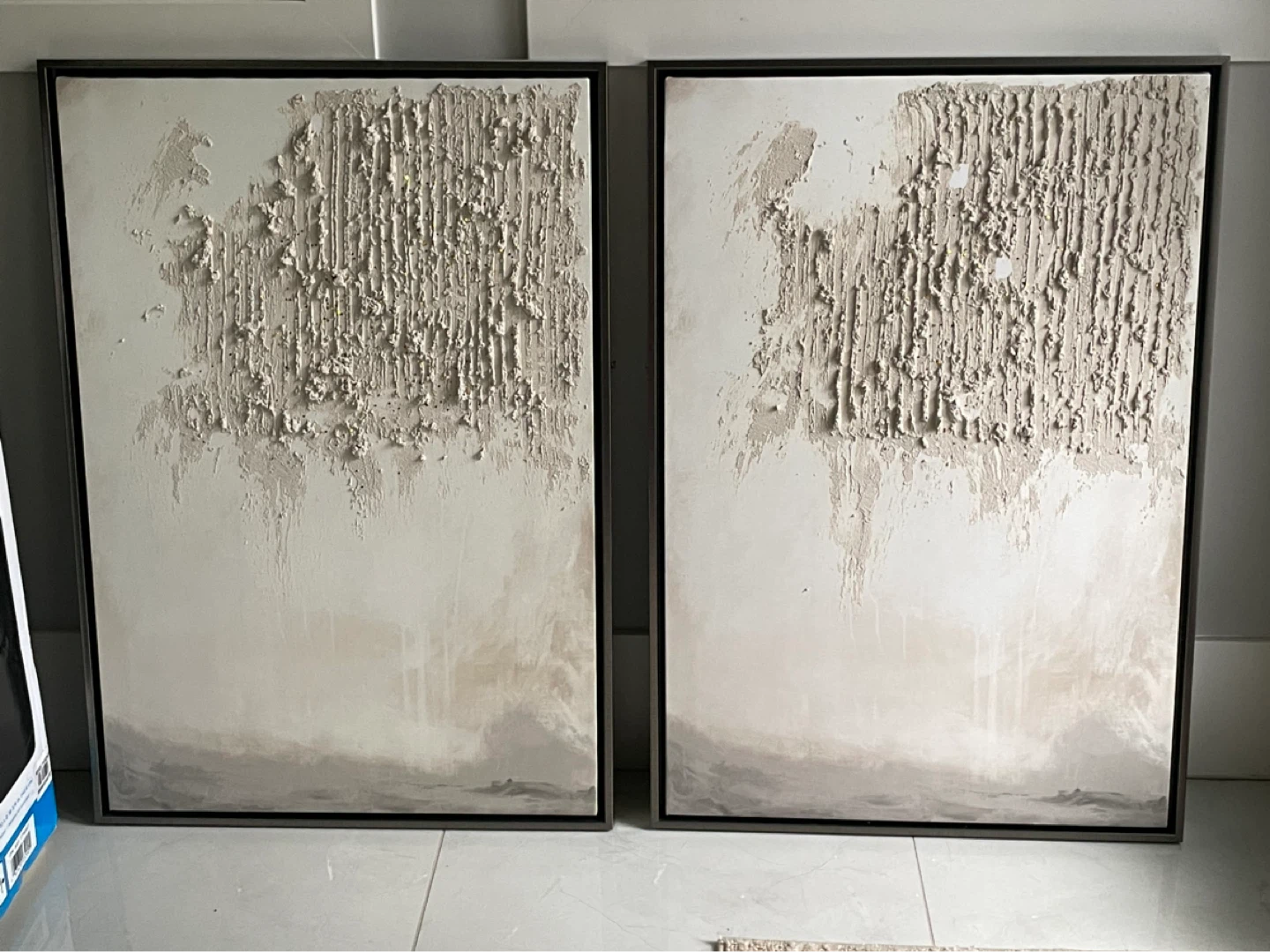 Wall Art- Set of Two textured Paintings
