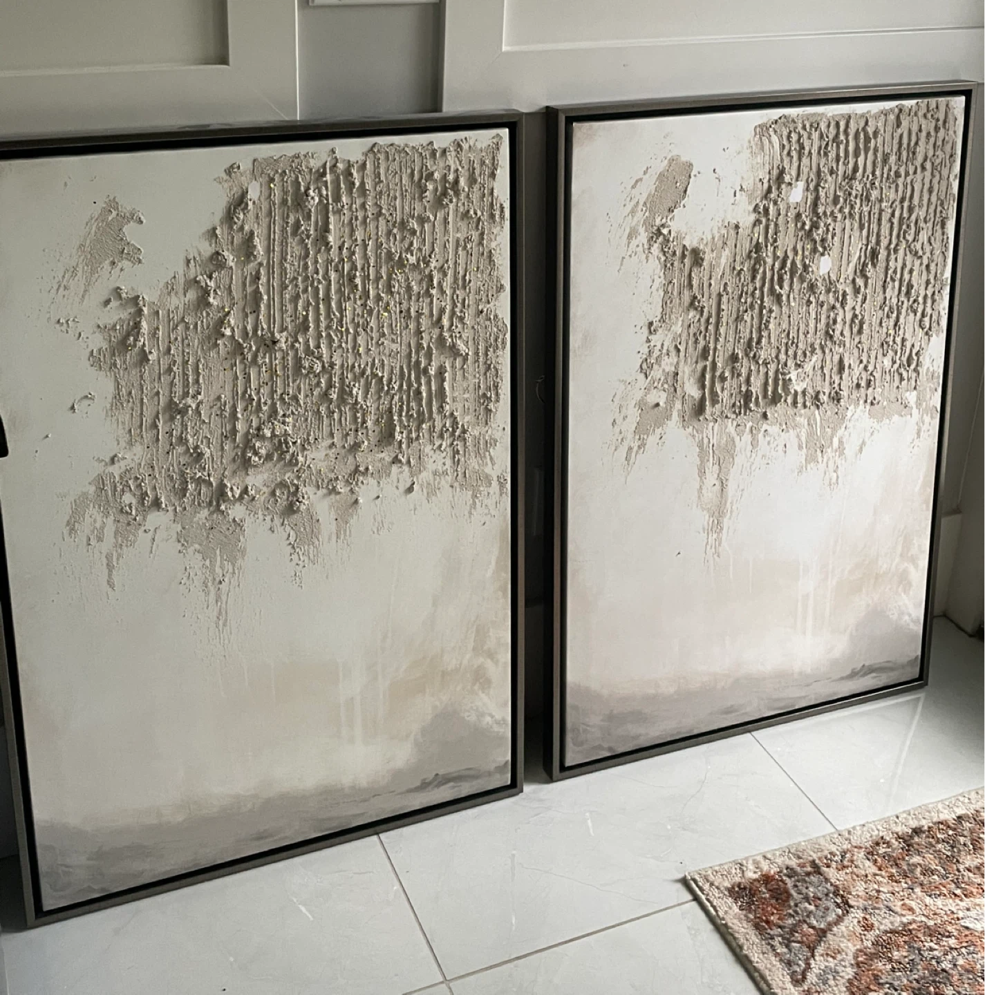 Wall Art- Set of Two textured Paintings - photo 4