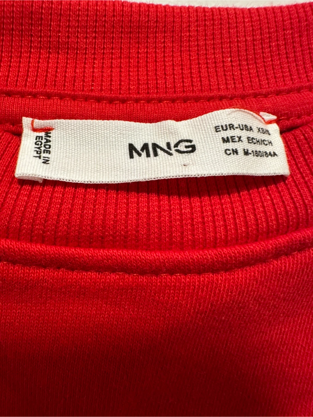 MNG Red Cropped Sweatshirt Nouvelle Vague - photo 3