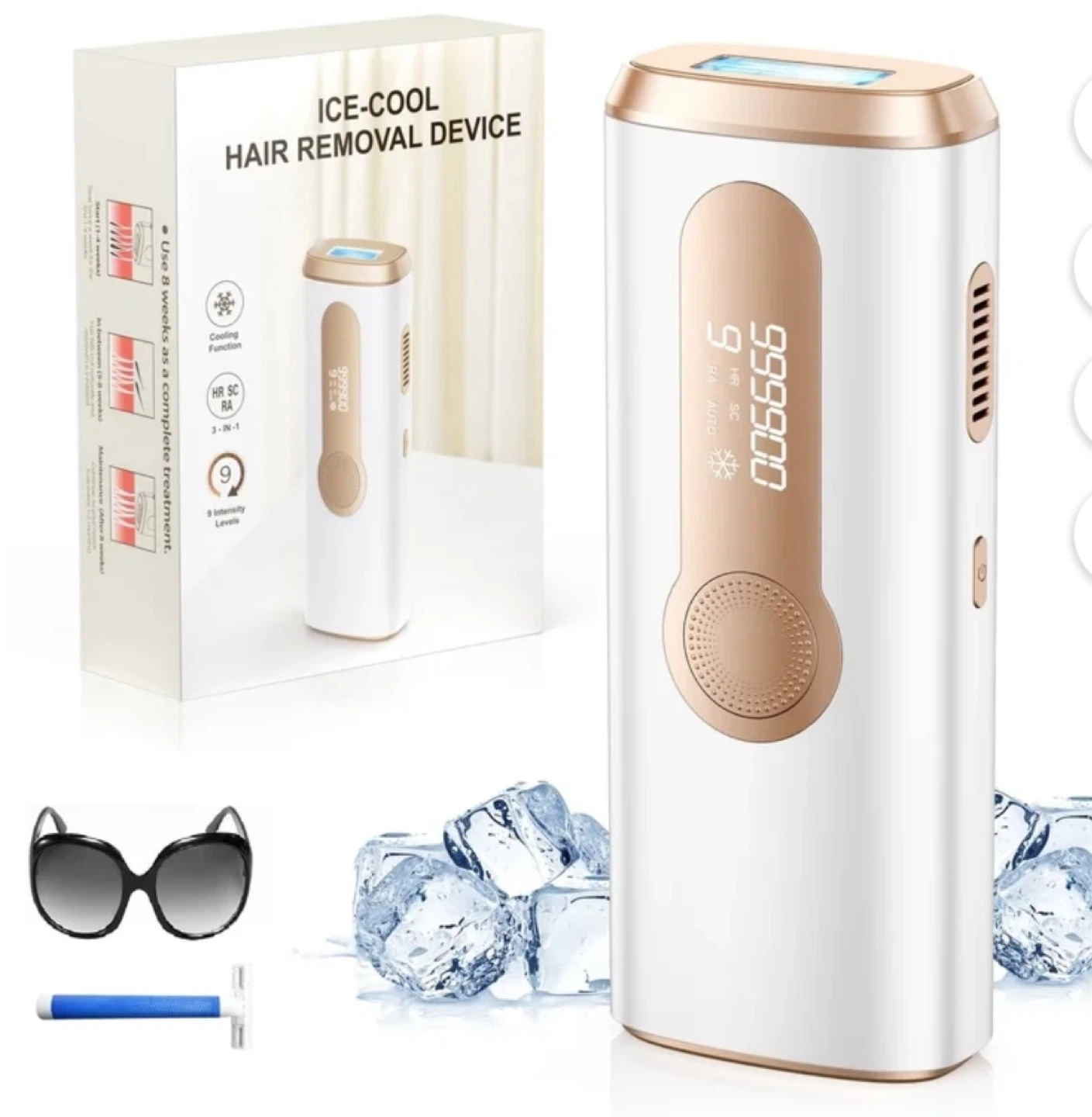 ICE-COOL Hair Removal Device
