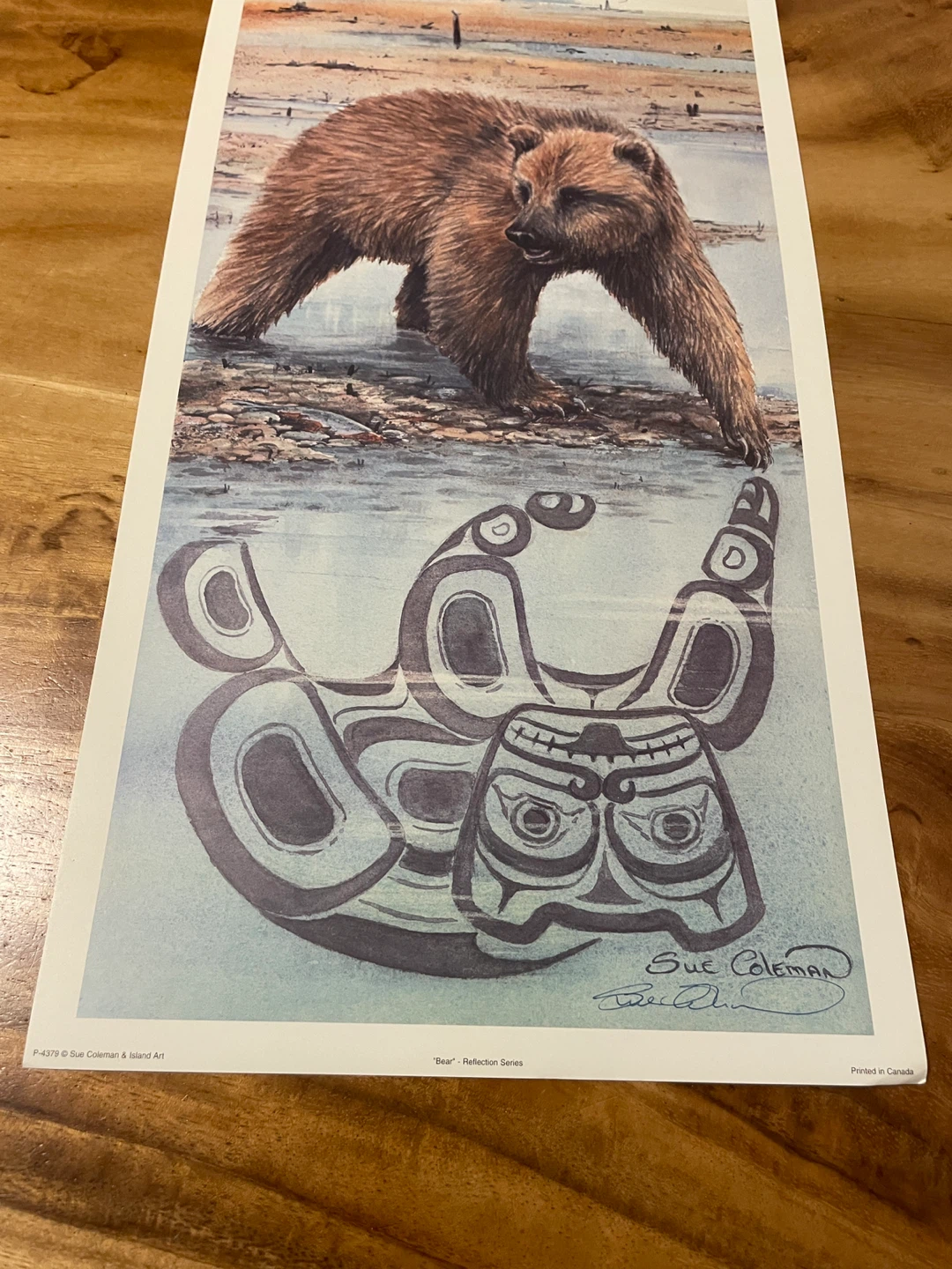 Sue Coleman "Bear" Reflection Series Art Print - photo 3