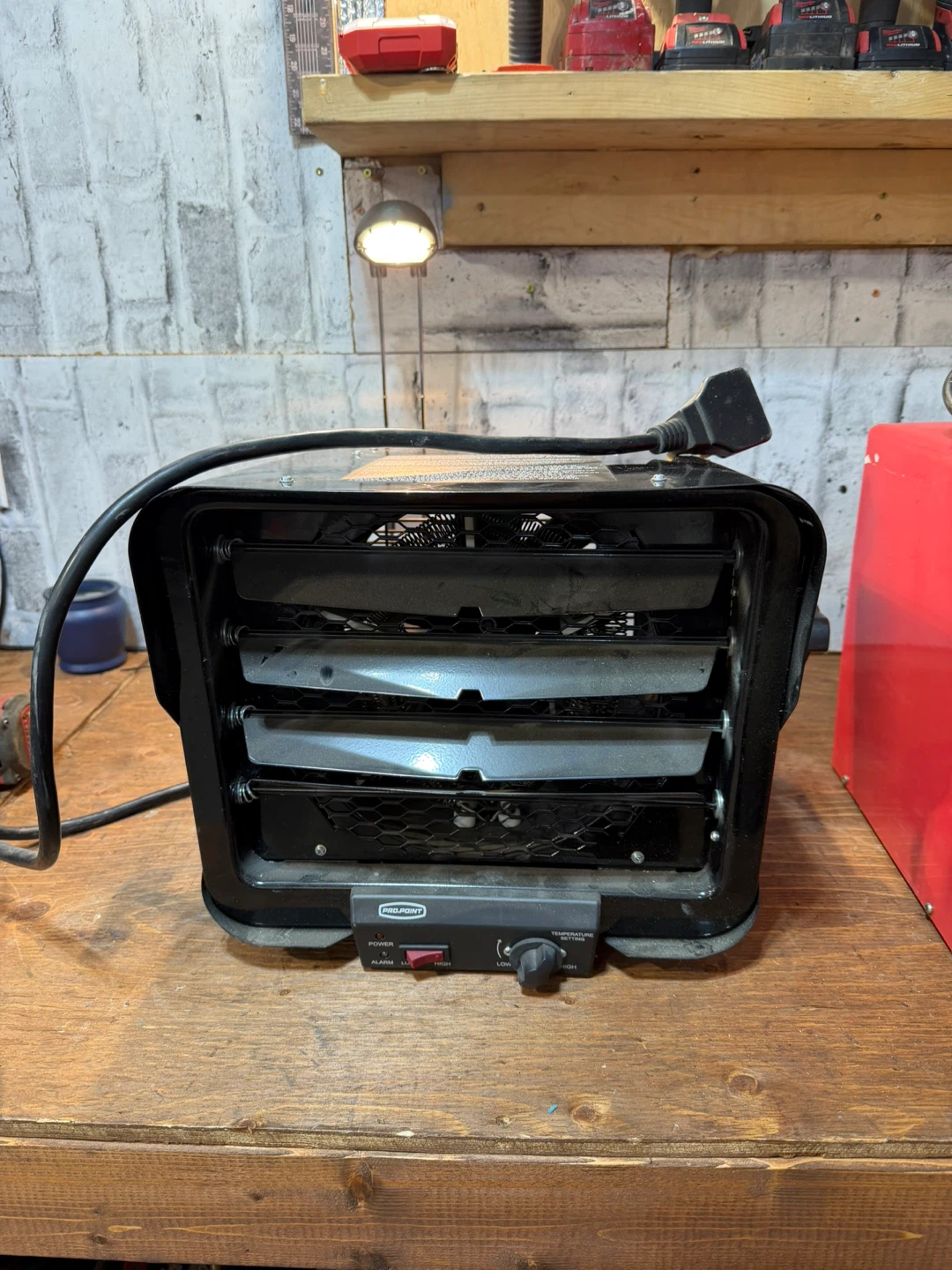 Red Portable Electric Heater and space heaters
