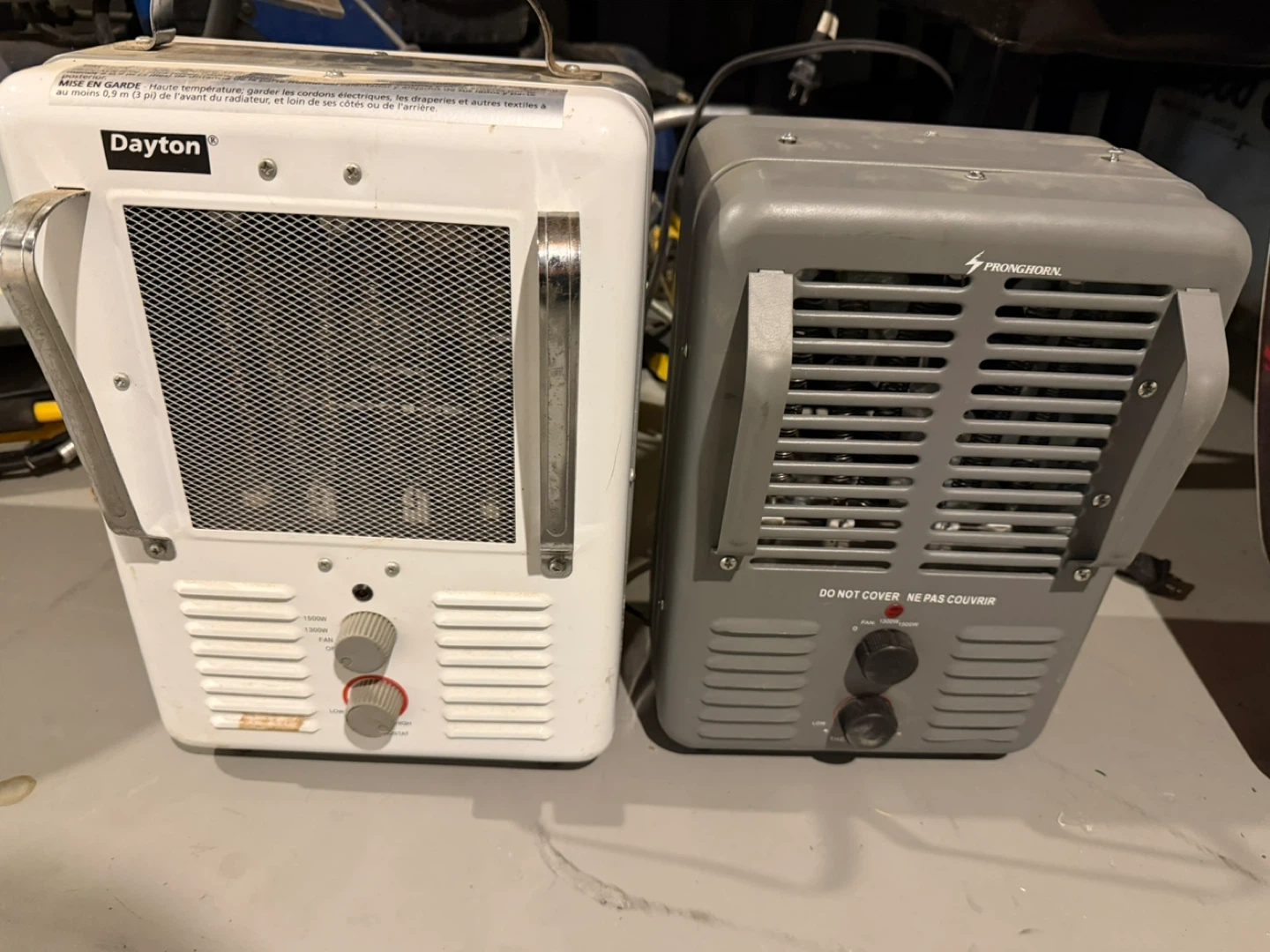 Dayton & Pronghorn Electric Heaters (2 Units)