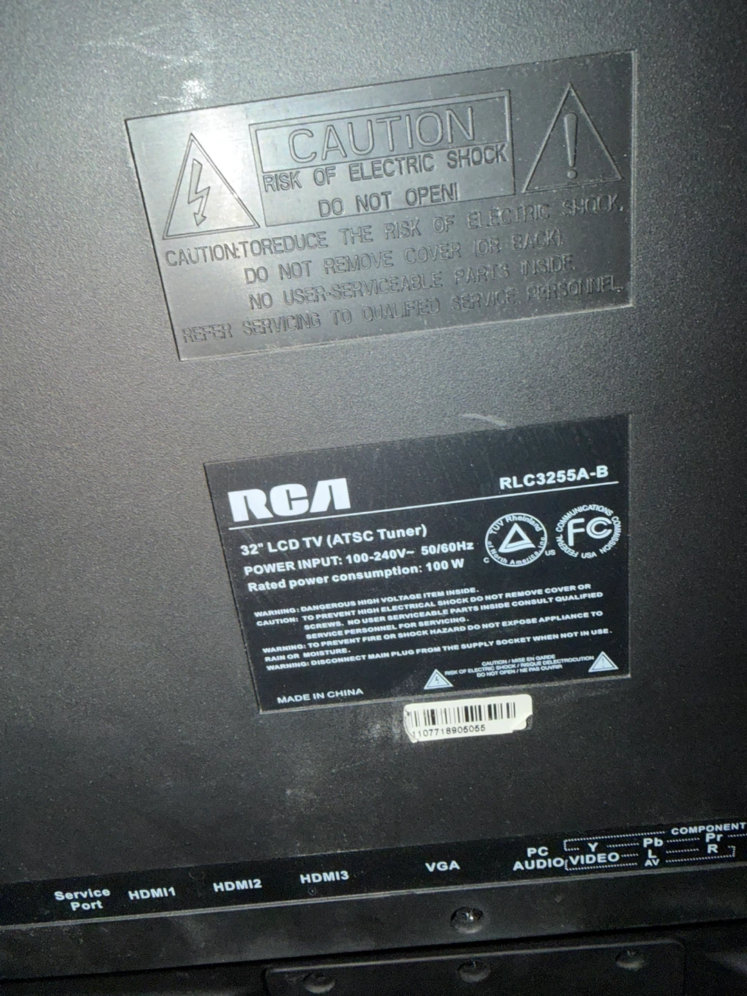 RCA 32" LCD TV - photo 4