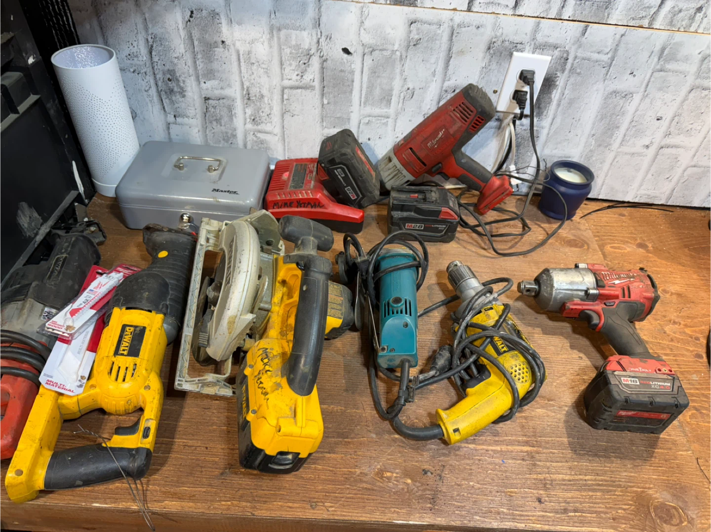 Assorted Power Tools - DeWalt, Milwaukee, Makita