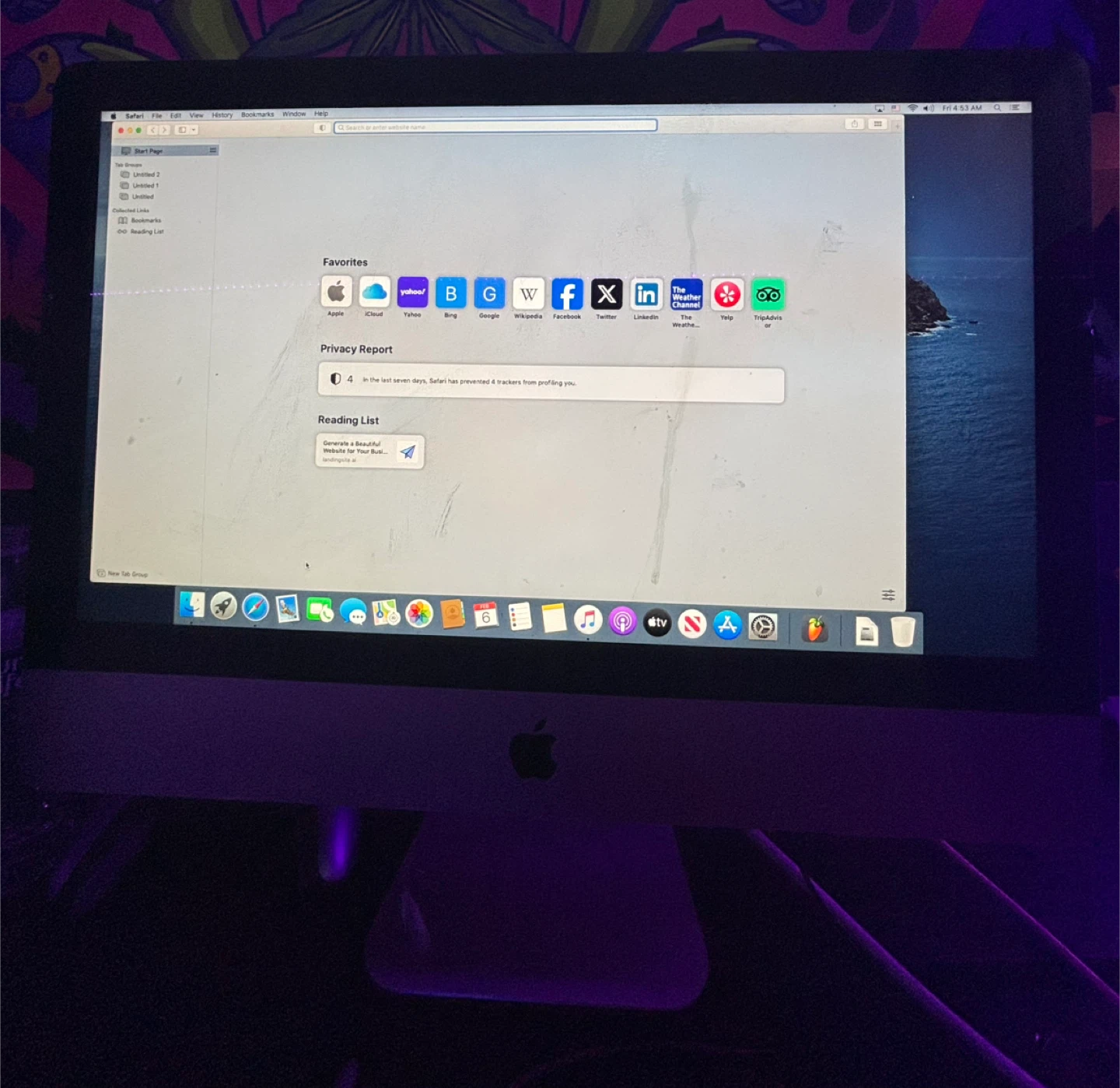 imac 21.5 inch late 2013