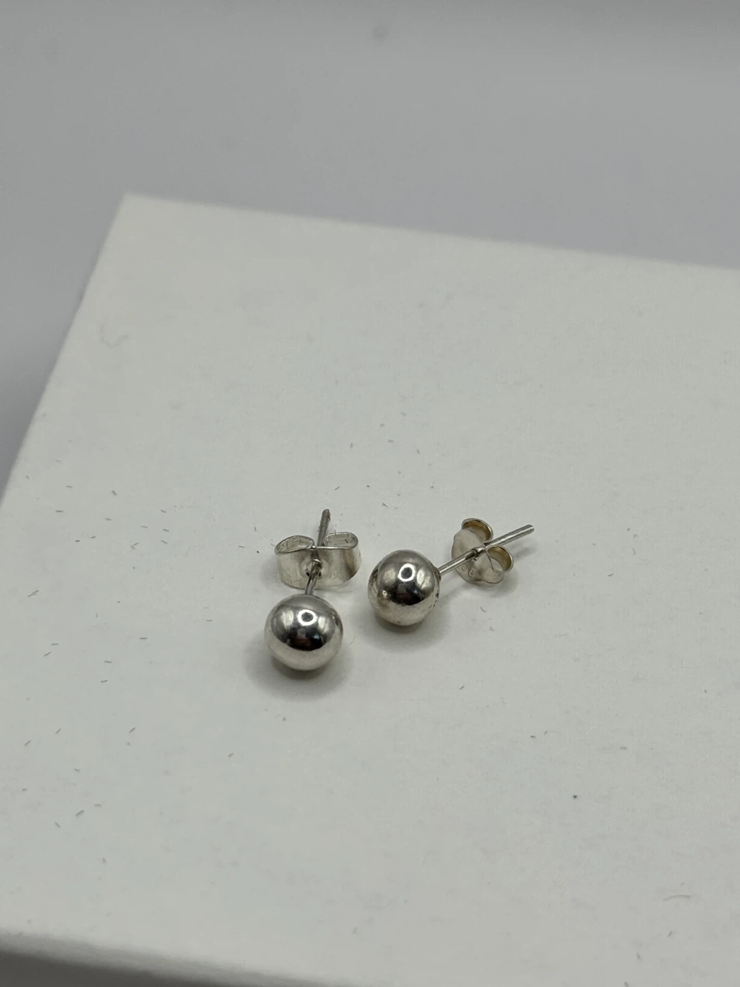 Silver 925 Ball Stud Earrings - photo 2