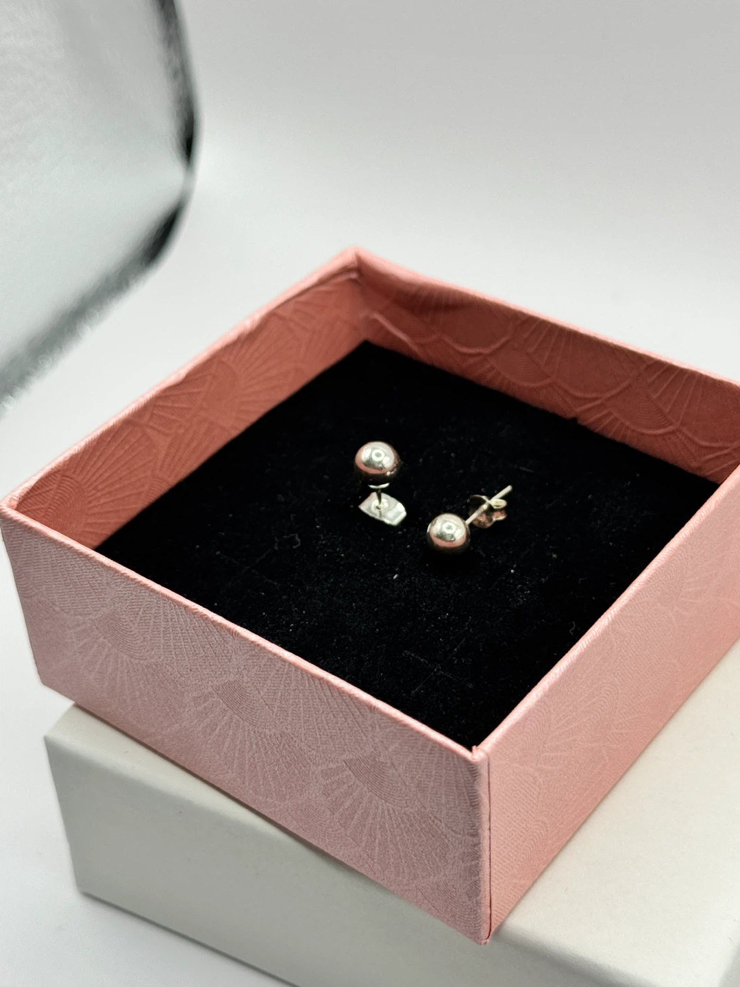 Silver 925 Ball Stud Earrings