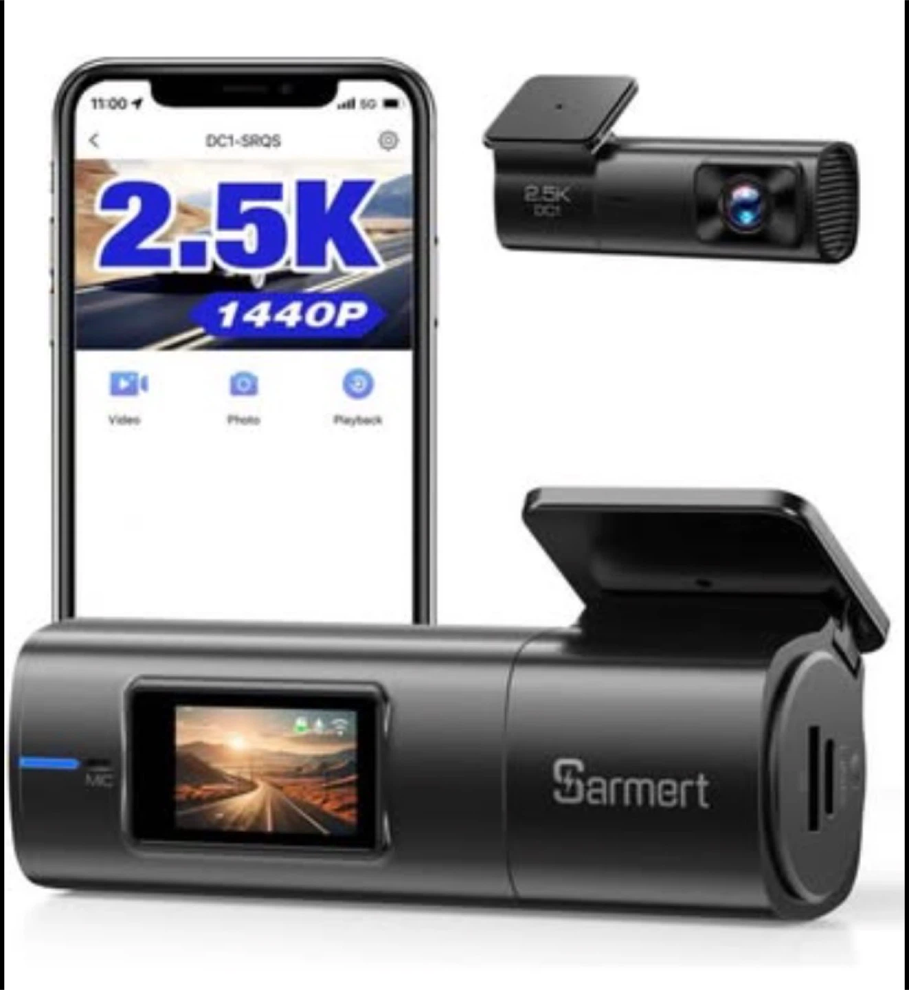 Sarmert 2.5K Dash Cam - photo 2