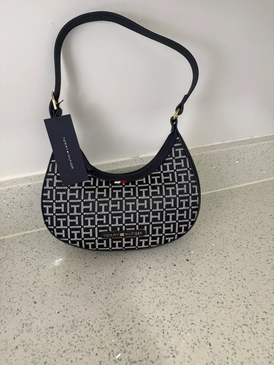 Tommy Hilfiger Monogram Shoulder Bag