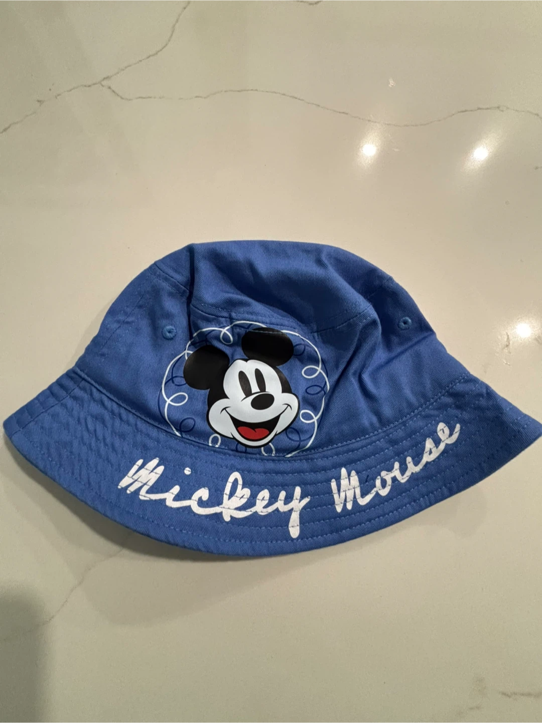 New Disney Mickey Mouse Bucket Hat Blue Size 4-6X