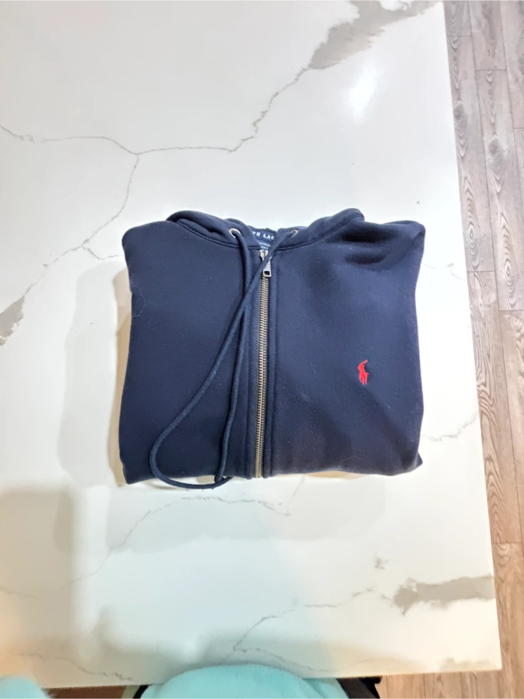 Women’s Navy Ralph Lauren Zip-Up Hoodie