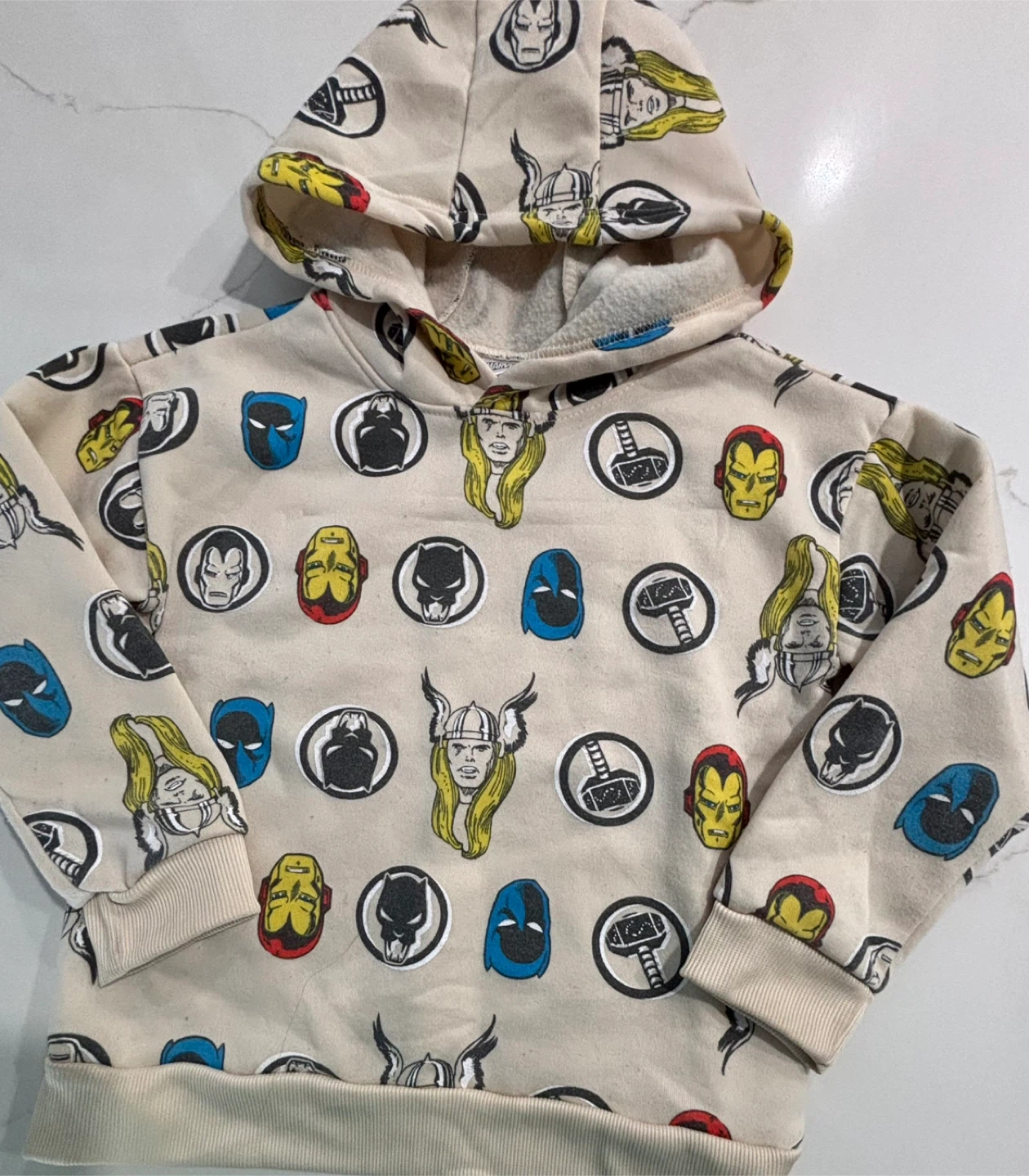 Marvel Avengers Superhero Hoodie Size 5