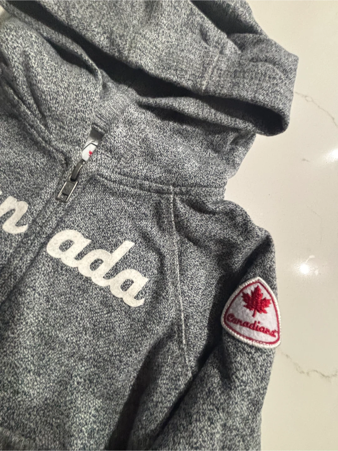 Canadiana Grey Zip-Up Hoodie - 24 Months - photo 2