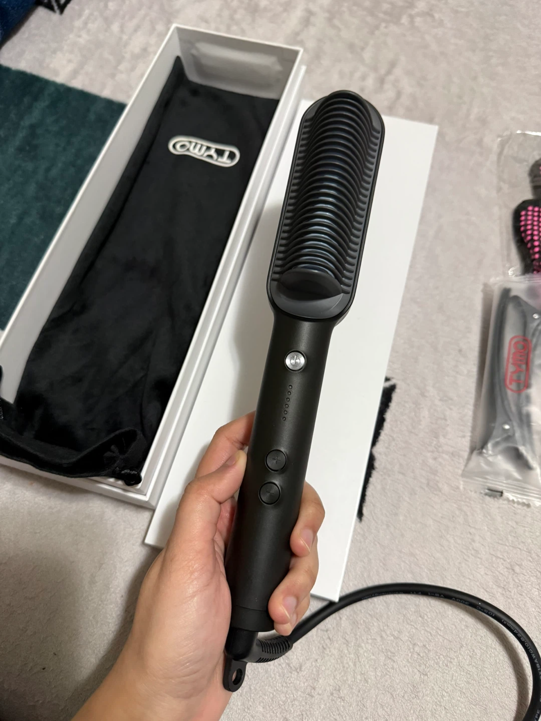 TYMO Hair Straightening Brush with Accessories - photo 2