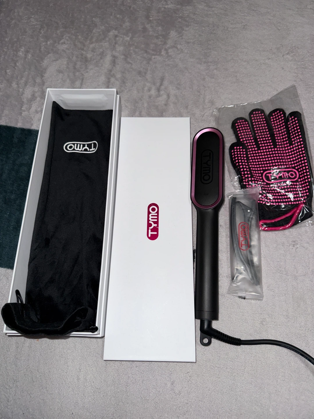 TYMO Hair Straightening Brush with Accessories