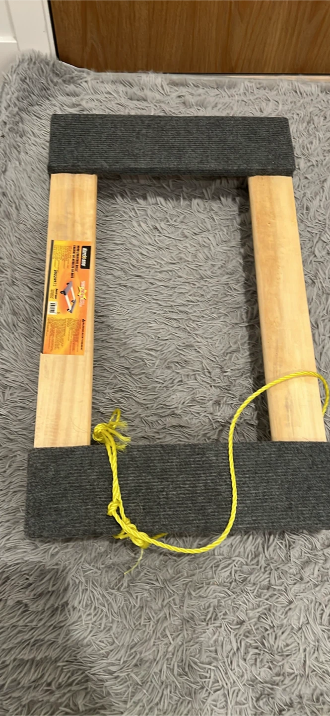 Wooden Dolly with Rope Handle Canadian Tire