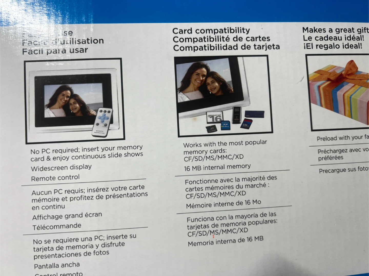 For sale Dynex 7” picture frame with remote - photo 4