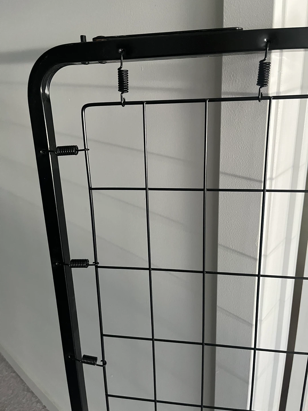 Black Metal Bed Frame Base - photo 3