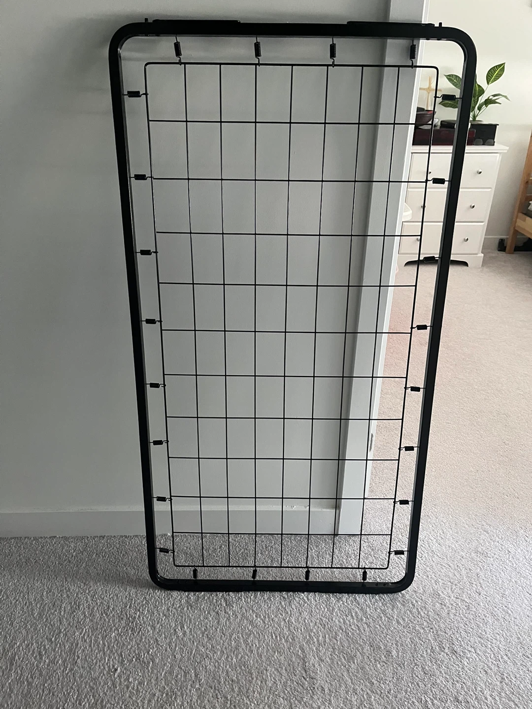 Black Metal Bed Frame Base