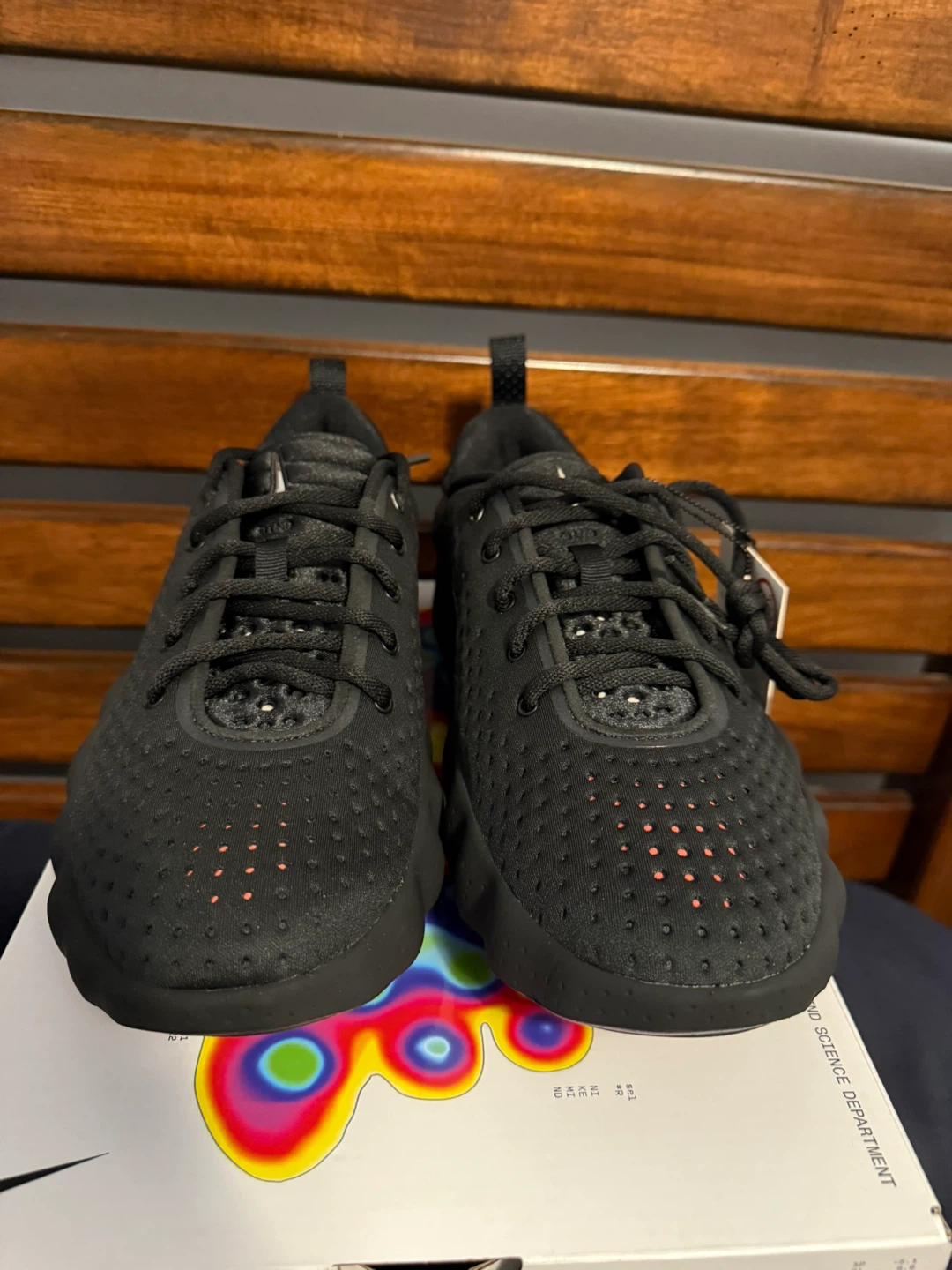 Nike Mind 002 Black/Chrome & Hyper Crimson - Sz 9 ($270) - photo 5