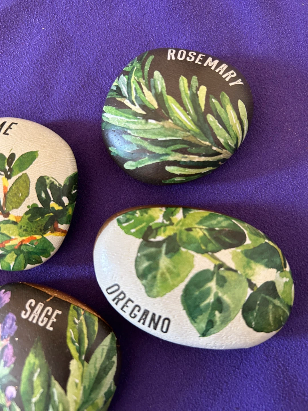 Stone Herb Garden Markers - photo 3