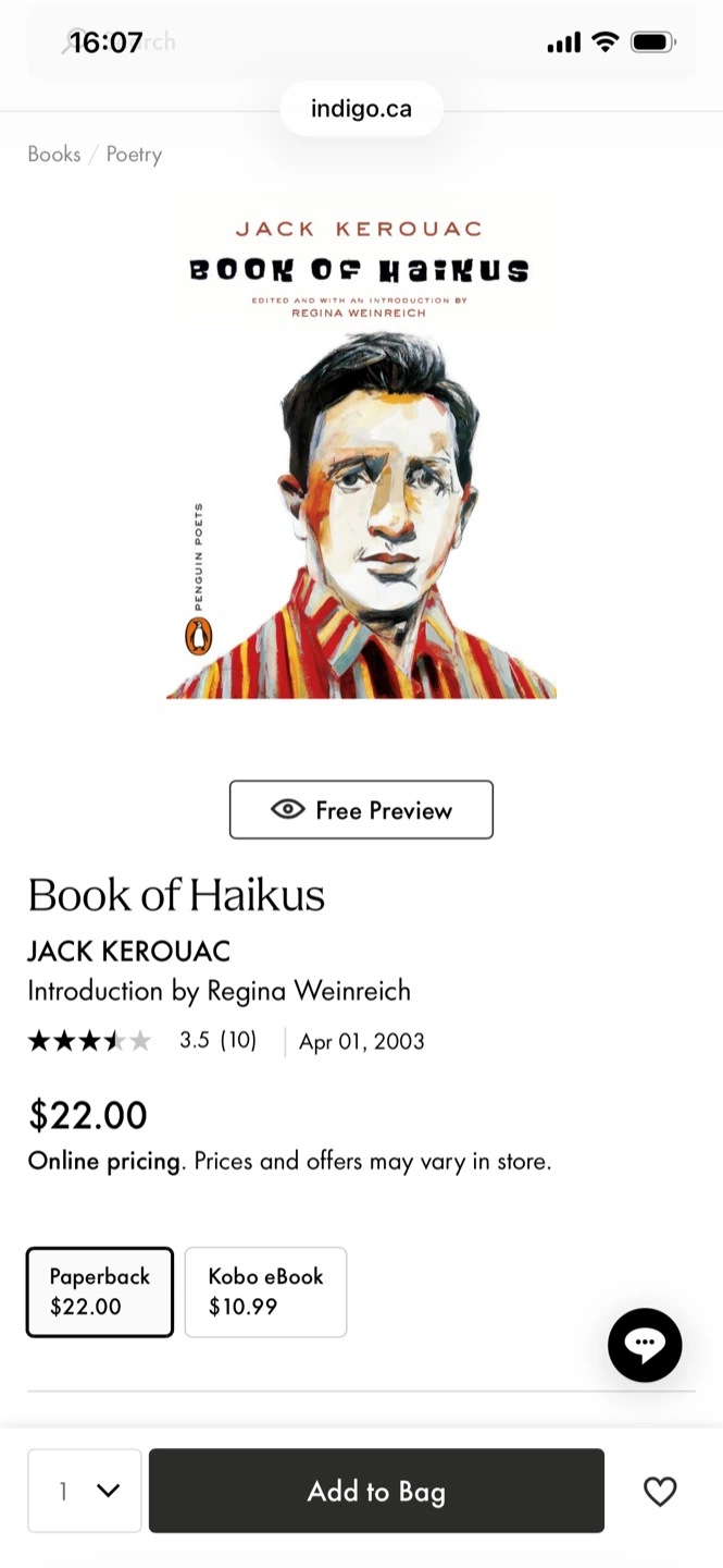 Jack Kerouac Book of Haikus - photo 4
