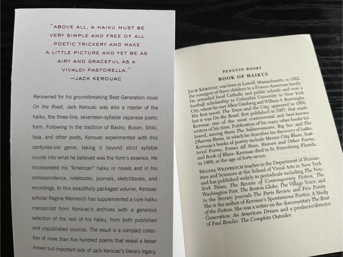 Jack Kerouac Book of Haikus - photo 2