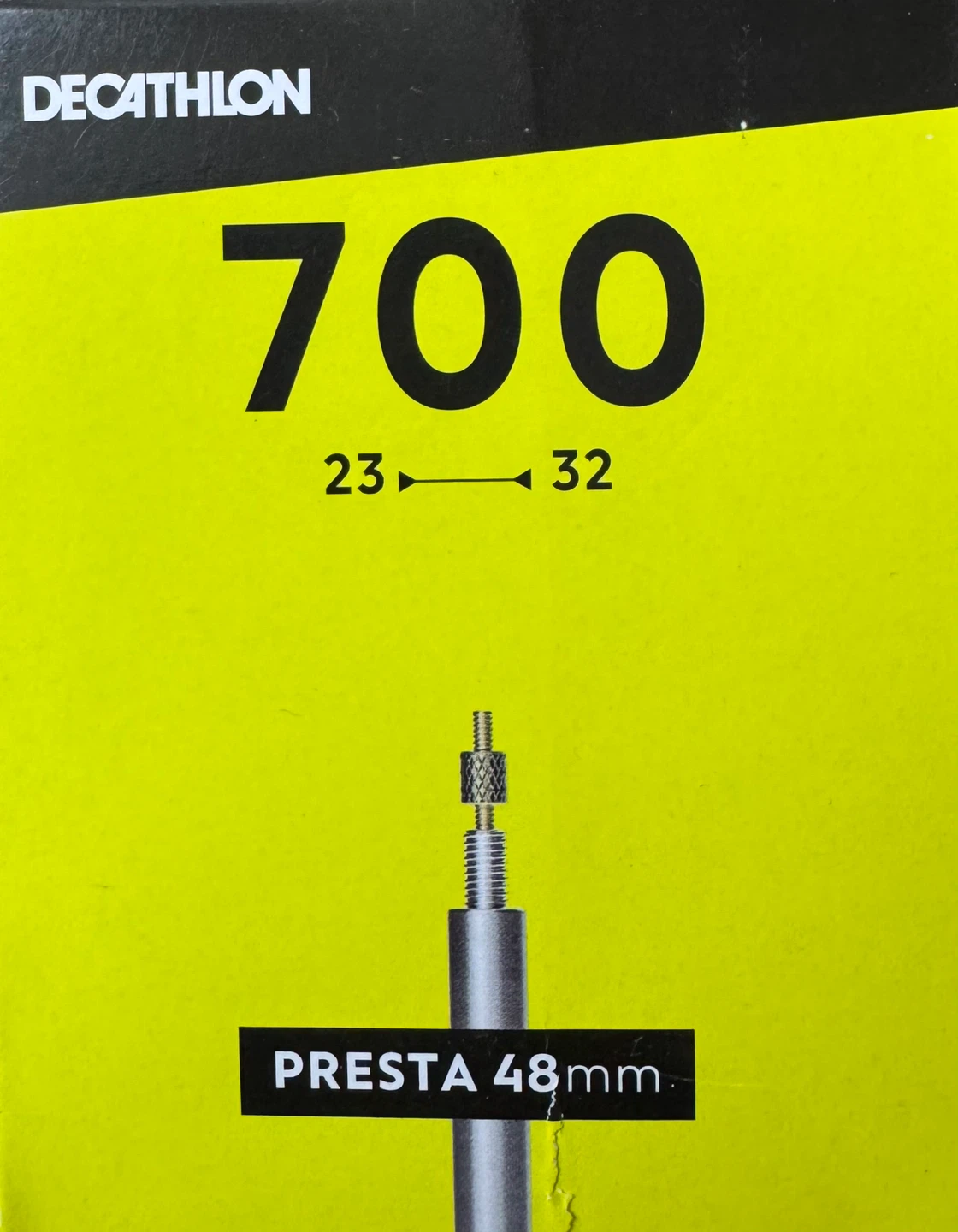 Decathlon 700c Inner Tube - Presta 48mm