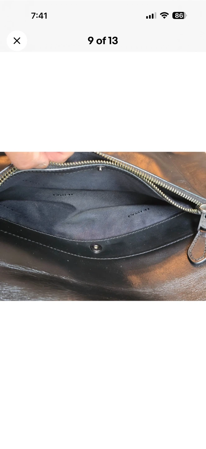 Coach Leather Tote Bag - photo 5