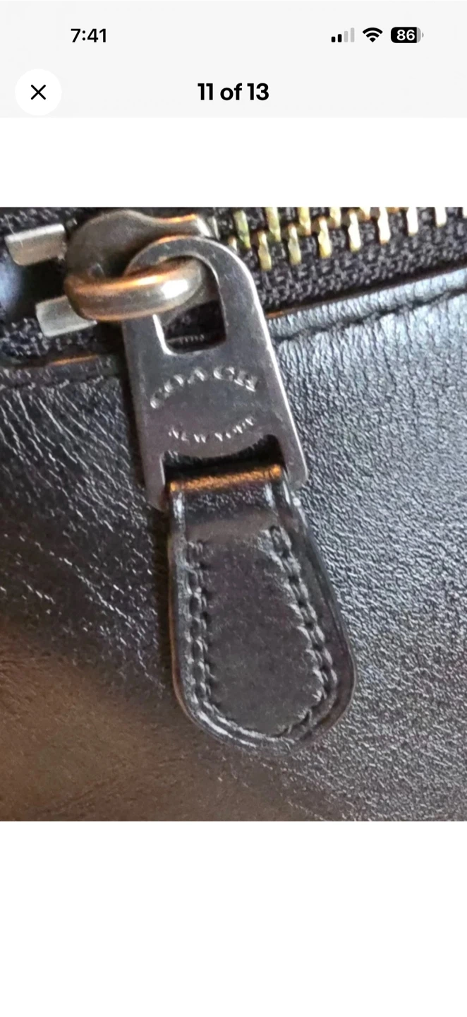 Coach Leather Tote Bag - photo 2
