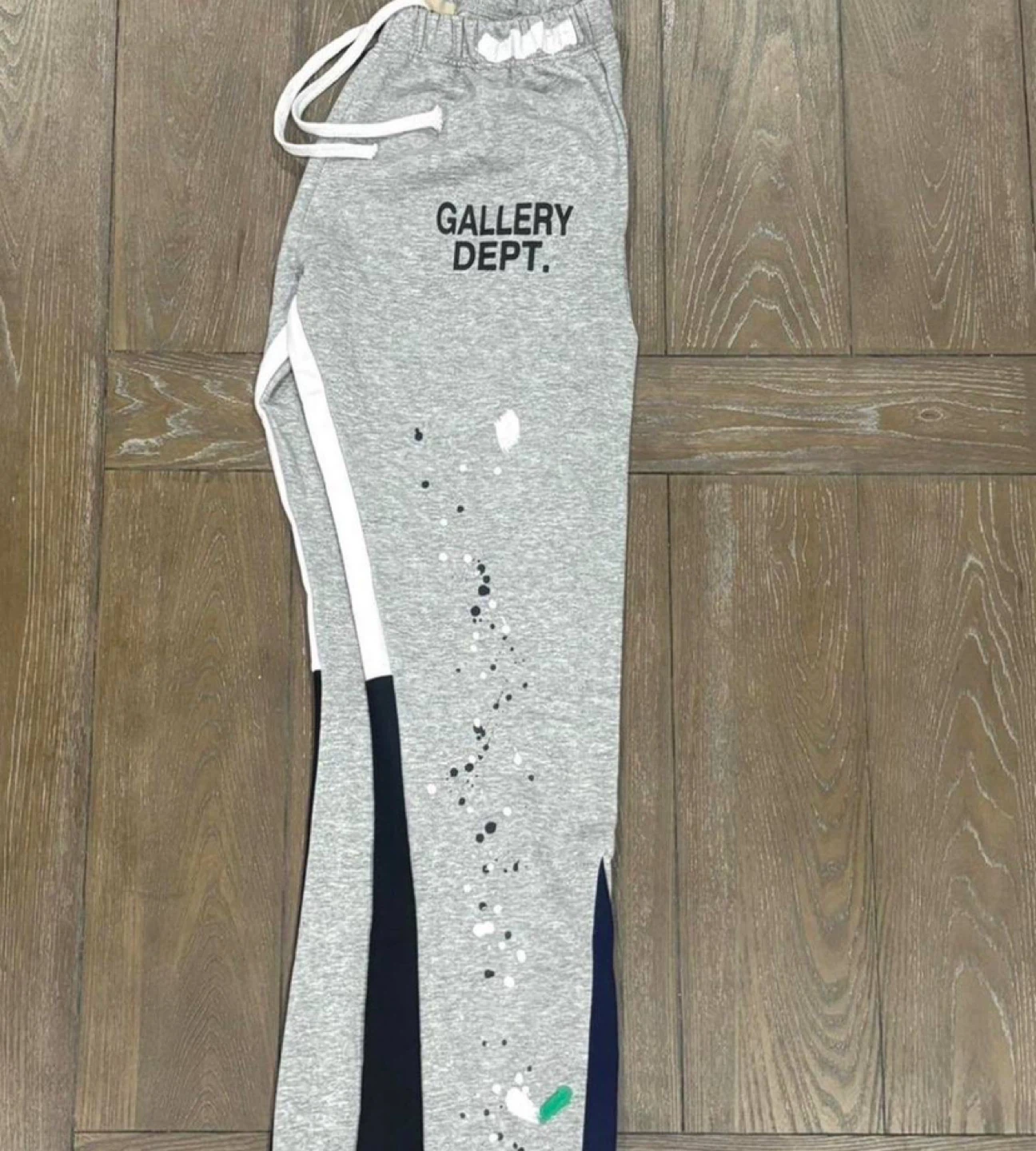 Gallery Dept Grey Paint Splatter Sweatpants – All Sizes – NWT - photo 2