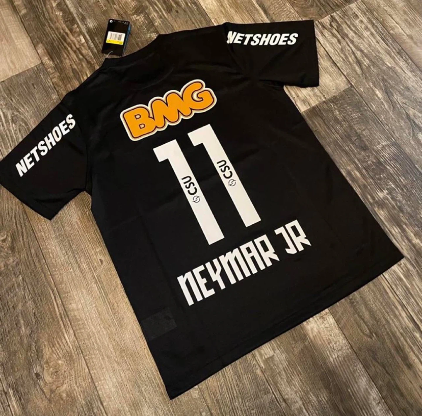 Neymar Jr Santos FC #11 2012/2013 Black Soccer Jersey - photo 2
