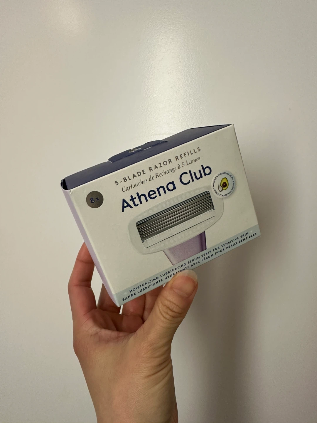 Athena Club 5-Blade Razor Refills - 8 count