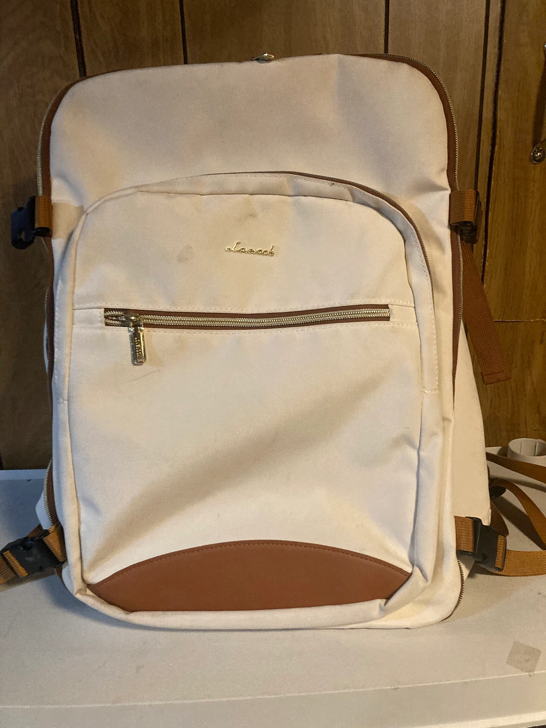 Lambe Beige Backpack 🏆