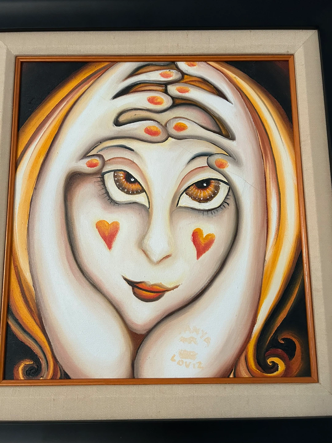 🏆Original Tanya Loviz Painting – “ Fire Spirit” - photo 2