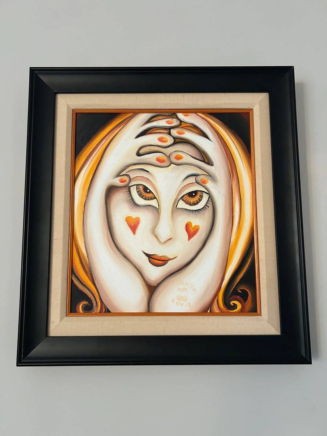 🏆Original Tanya Loviz Painting – “ Fire Spirit”