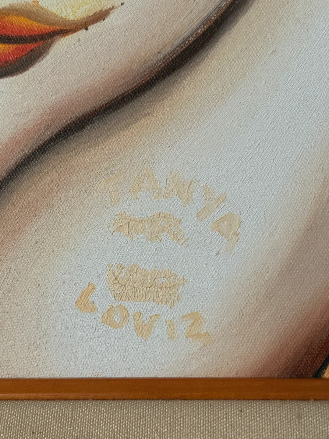 🏆Original Tanya Loviz Painting – “ Fire Spirit” - photo 3