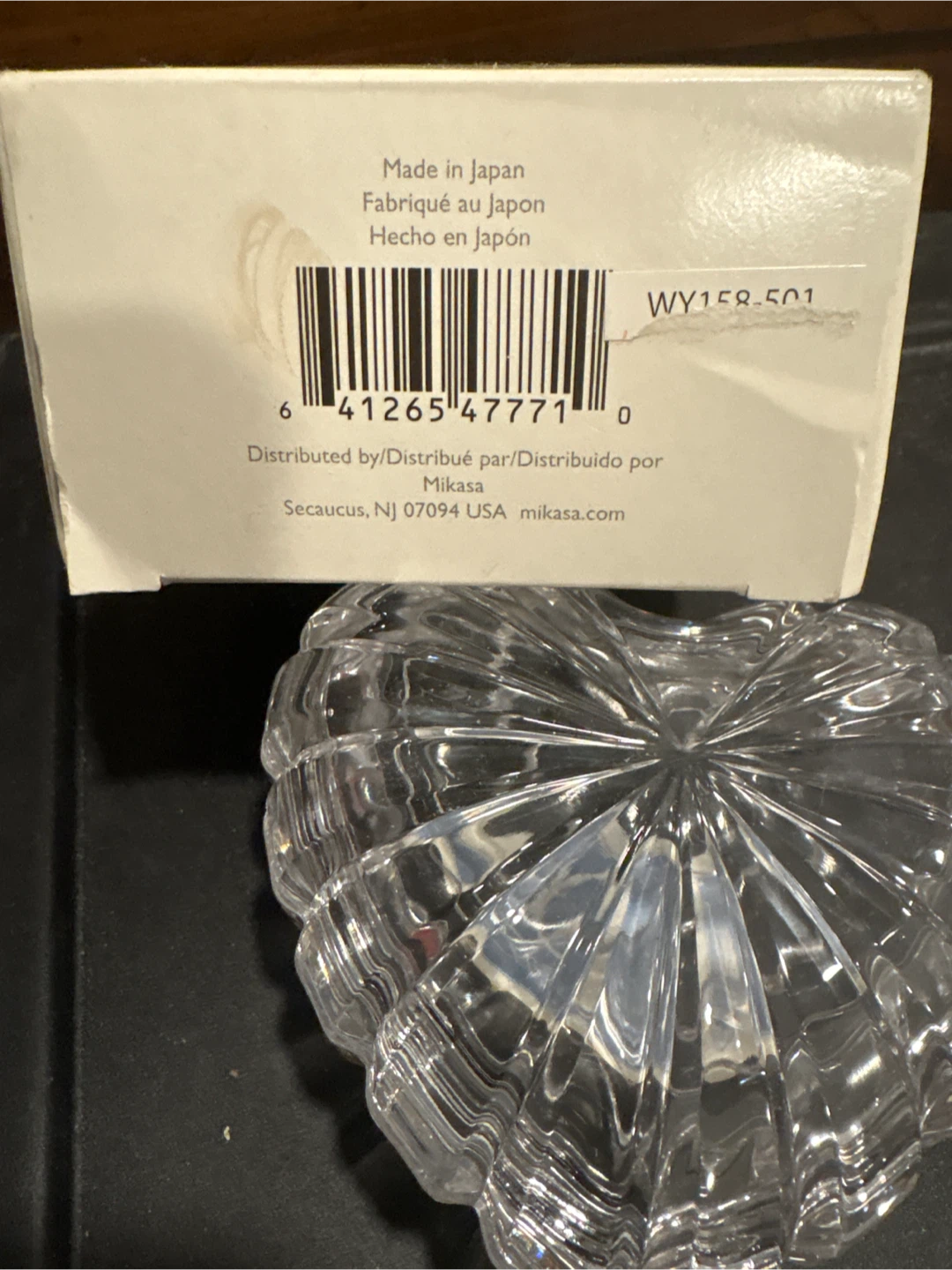 Mikasa Valentine Covered Heart Box, 3.5" - photo 4