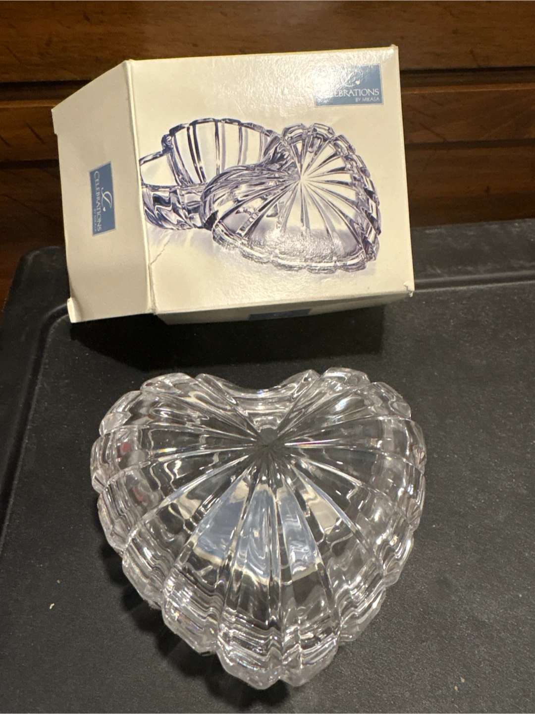 Mikasa Valentine Covered Heart Box, 3.5"