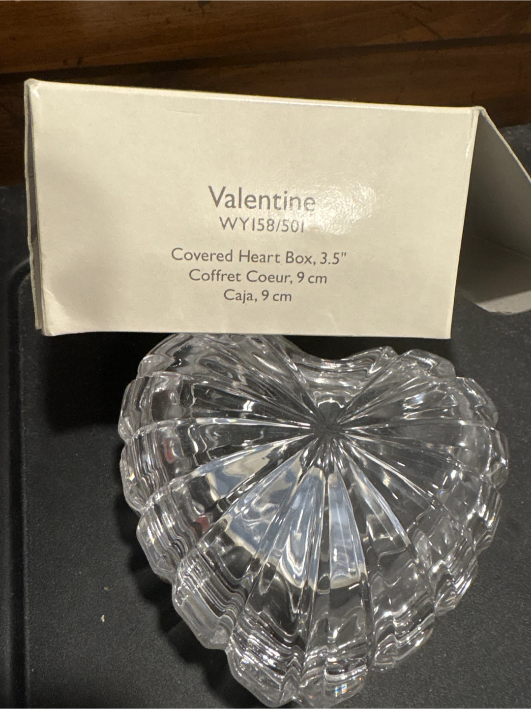 Mikasa Valentine Covered Heart Box, 3.5" - photo 3